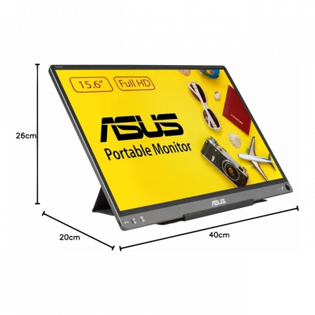 Монітор портативний Asus 15.6" ZenScreen MB16ACE USB-C, IPS, Case