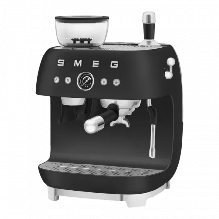 Кавомашина еспресо з кавомолкою Smeg (Matt Black)