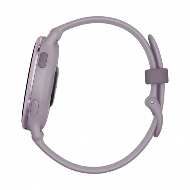 Смарт-годинник Garmin Vivoactive 5 Metallic Orchid Aluminum Bezel з бузковим корпусом Orchid та силіконовим ремінцем