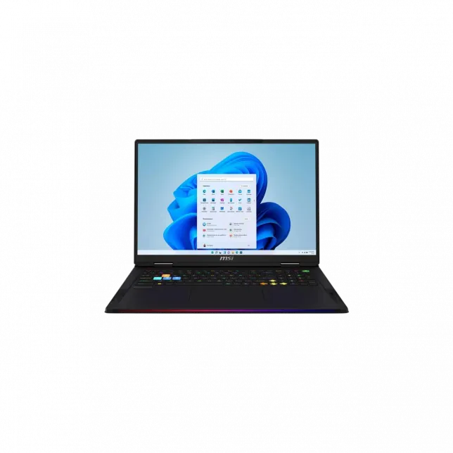 Ноутбук MSI Raider 18 HX AI A2XWIG-251UA 18" UHD+, Intel U9-285HX, 64GB, F2TB, NVD5080-16, W11, чорний