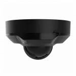 IP-Камера дротова Ajax DomeCam Mini HL black, 8мп, 2.8мм, гібридне підсвічування IR 15м, білий Led 15м, Poe, True WDR, IP 65, ІЧ 15м, аудіо, кут огляду 100° до 110°, міні купольна, чорна