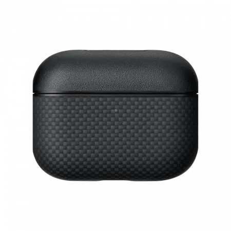 Магнітний чохол Pitaka Aramid Fiber Magnetic Case Sunset для AirPods Pro 3 Plain Black/Grey