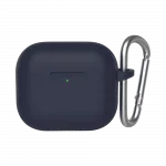Чохол Blueo Liquid Silicone Case+Carbine для AirPods 4 Deep Blue