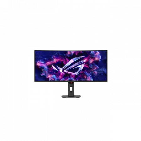 Монітор Asus 34" ROG Strix XG34WCDG 2xHDMI, DP, USB-C, 3xUSB, Audio, QD-OLED, 3440x1440, 21:9, 175Hz, 0.03ms, DCI-P3 99.3%, CURVED, G-SYNC, FreeSync, HAS, HDR400