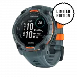 Смарт-годинник Garmin Instinct 3 45 мм, Solar Twilight сірий з Twilight сірим силіконовим ремінцем