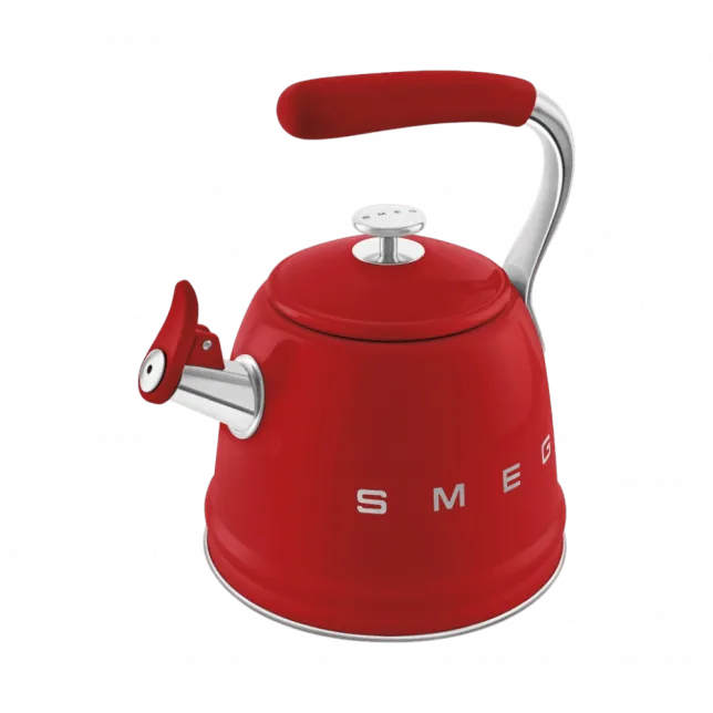 Чайник зі свистком Smeg (Red)
