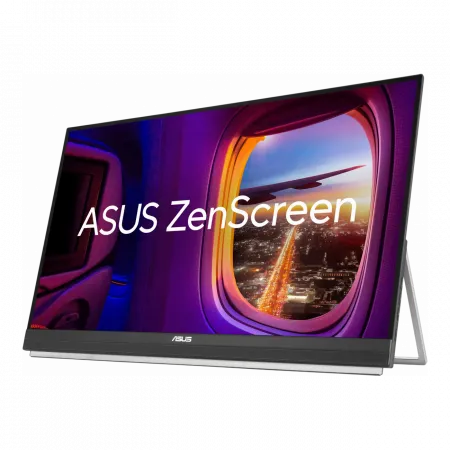 Монітор портативний Asus 27" ZenScreen MB27ACF HDMI, USB-C, MM, IPS, 2560x1440, 100Hz, sRGB 99%, AdaptiveSync, Pivot, C-Clamp Arm