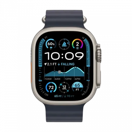 Apple Watch Ultra 2 49mm GPS + LTE Titanium Case with Navy Ocean Band