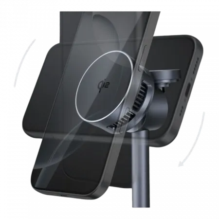 Зарядний пристрій бездротовий Senteo D2 Navi Stand 3in1 45W Black