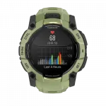 Смарт-годинник Garmin Instinct 3 50 мм, AMOLED Fern Green зелений з Fern Green зеленим силіконовим ремінцем