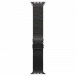 Apple Watch Ultra 3 GPS + LTE, 49mm Black Titanium Case with Black Titanium Milanese Loop - Medium