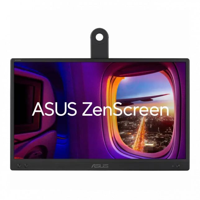 Монітор портативний Asus 15.6" ZenScreen MB166CR USB-C, IPS, Case