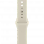 Apple Watch Series 12 GPS 46mm Light Gold Aluminum Case with Sand Sport Band S/M (MJEN4)