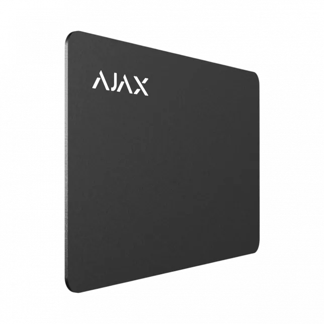 Картка Ajax Pass 1шт, Jeweller, безконтактна, чорний