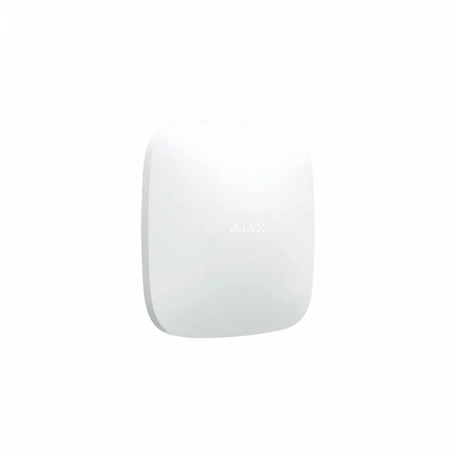 Інтелектуальна охоронна централь Ajax Hub 2 Plus, gsm, ethernet, wi-fi, jeweller, бездротова, білий
