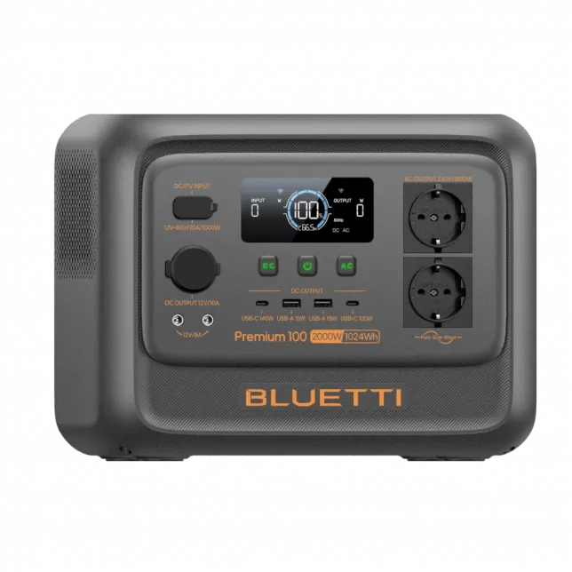 Зарядна станція Bluetti Premium 100 V2 2000Вт 1024 Втч LiFePO4
