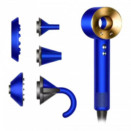 Фен для волосся Dyson Supersonic 23.75K Gold (Blue/Gold)