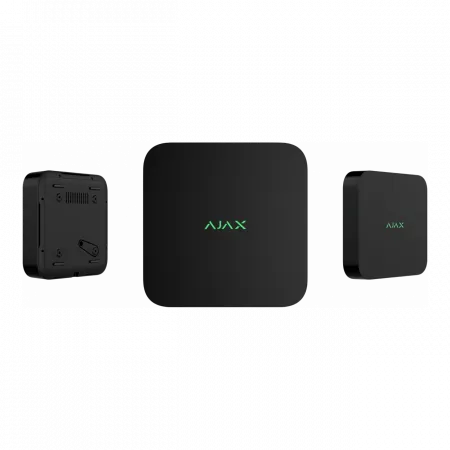 Мережевий відеореєстратор Ajax NVR DC black, 16 каналів, 12V, чорний