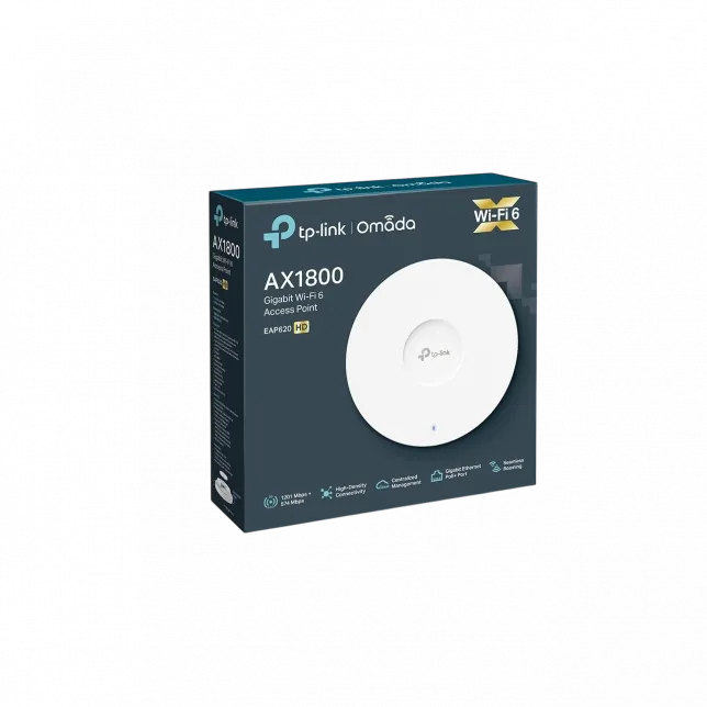 Точка доступу TP-LINK EAP620 HD AX1800, 1xGE LAN, PoE
