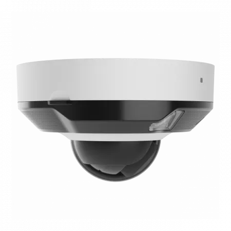 IP-Камера дротова Ajax DomeCam Mini HL white, 5мп, 2.8мм, гібридне підсвічування IR 15м, білий Led 15м, Poe, True WDR, IP 65, ІЧ 15м, аудіо, кут огляду 100° до 110°, міні купольна, біла