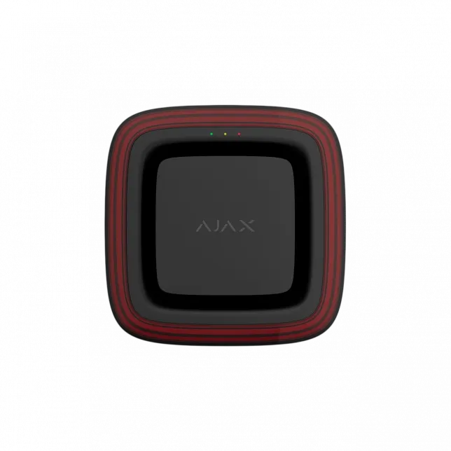 Датчик пожежний світлозвуковий Ajax EN54 FireProtect VAD Sounder black, Jeweller, EN54, бездротовий, чорний