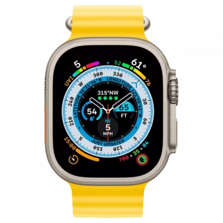 б/у Apple Watch Ultra GPS + LTE 49mm Titanium Case with Yellow Ocean Band