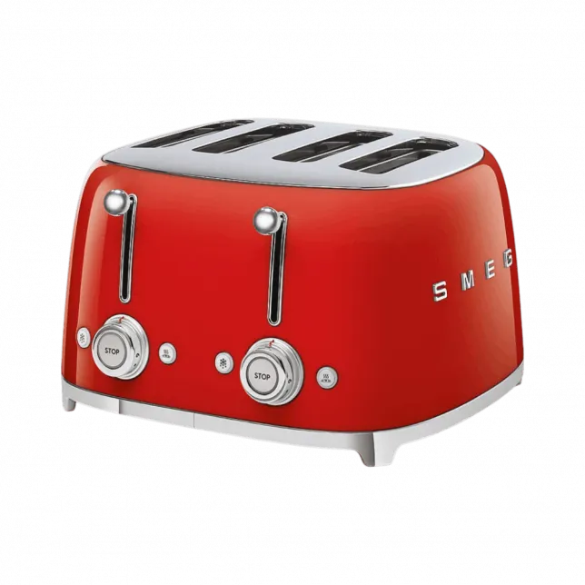 Тостер Smeg на 4 скибочки (Red)