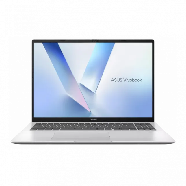 Ноутбук ASUS Vivobook 16 M1607GA-MB010 16" WUXGA IPS, AMD AI 7 445, 16GB, F512GB, UMA, NoOS, Сріблястий