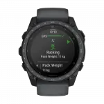 Смарт-годинник Garmin Tactix 8 51 мм AMOLED, Cerakote Coating З балістичним калькулятором Applied Ballistics Ultralight, з покриттям Slate Grey темно-сірий Cerakote