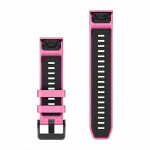 Ремінець QuickFit 22 мм, Pink Aurora рожевий силіконовий (комплект з трьох частин)