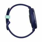 Смарт-годинник Garmin Vivoactive 5 Metallic Navy Aluminium Вezel з темно-синім корпусом Navy та силіконовим ремінцем
