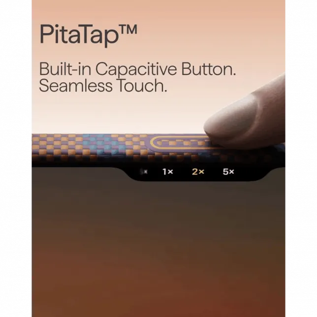 Чохол Pitaka Edge Ultra-Slim Breath of Veins для iPhone 17 Pro Max Burning Orange