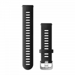 Ремінець Quick Release 20 мм, Black чорний силіконовий