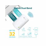 Розширювач покриття WiFi TP-LINK RE220 AC750, 1xFE LAN, MESH