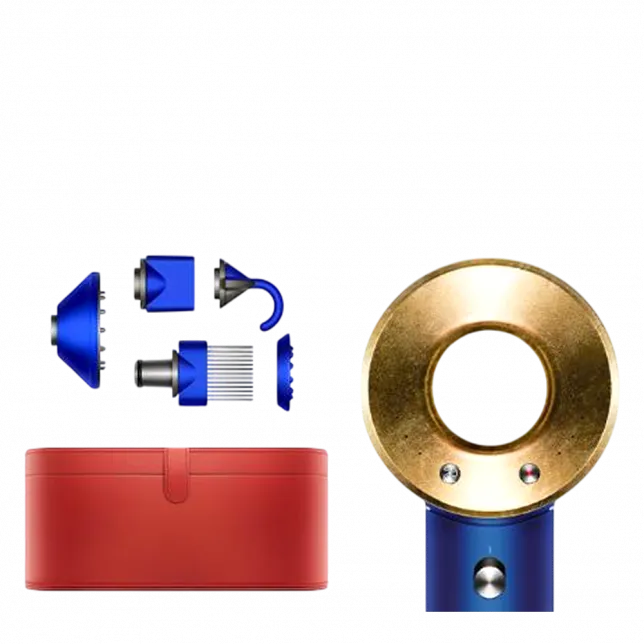 Фен для волосся Dyson Supersonic 23.75K Gold (Blue/Gold)