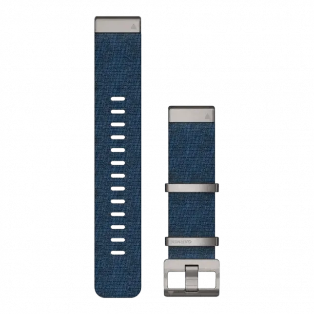 Ремінець QuickFit 22 мм, Indigo синій жакардовий нейлоновий
