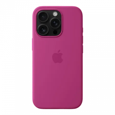 Чохол Apple Silicone Case with Magsafe для iPhone 16 Pro (Fuchsia)