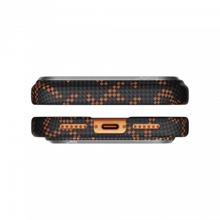 Чохол Pitaka Ultra-Slim Monogram для iPhone 17 Pro Max Black/Orange