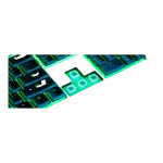 Клавіатура мембранна Razer Ornata V3 X 104key, USB-A, EN/UK, RGB, чорний
