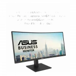 Монітор Asus 34" VA34VCPSR HDMI, DP, USB-C, 3xUSB, RJ-45, MM, VA, 3440x1440, 21:9, 100Hz, 4ms, CURVED, AdaptiveSync, HAS