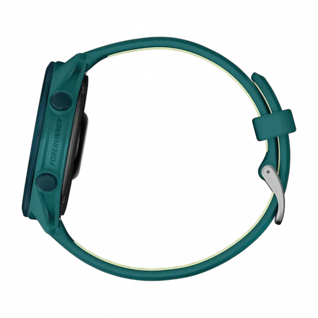 Смарт-годинник Garmin Forerunner 170 Music Teal Green зелений з Teal Green/Citron Band зеленим/жовтим силіконовим ремінцем