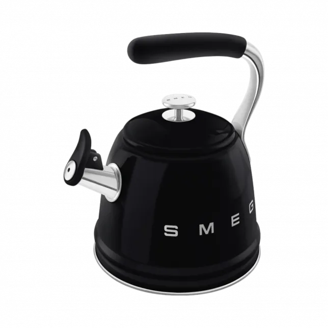 Чайник зі свистком Smeg (Black)