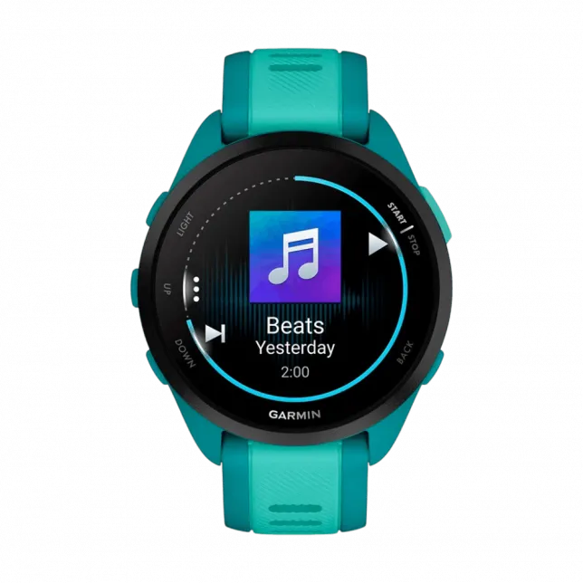 Смарт-годинник Garmin Forerunner 165 Music Turquoise/Aqua бірюзовий