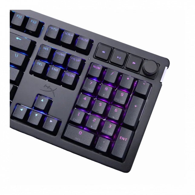 Клавіатура механічна HyperX Alloy Rise 106key, Red, USB-A, EN/UA, RGB, чорний