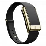 Ремінець Whoop LeatherLuxe Tapered Band для Whoop 5.0 Black with Gold (S/M)