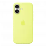 Чохол Apple Silicone Case with Magsafe для iPhone 17 (Neon Yellow)