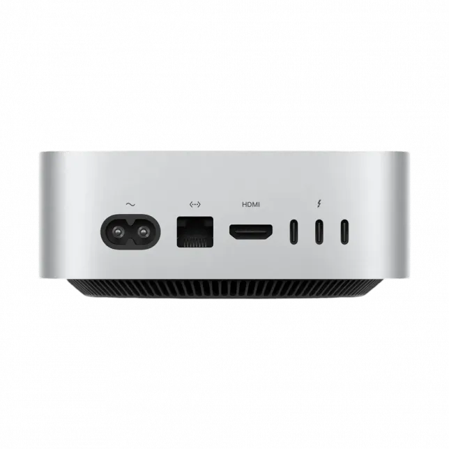 б/у Apple Mac mini with Apple M4, 512GB, 10 CPU / 10 GPU, 24GB Unified Memory, Silver 2024