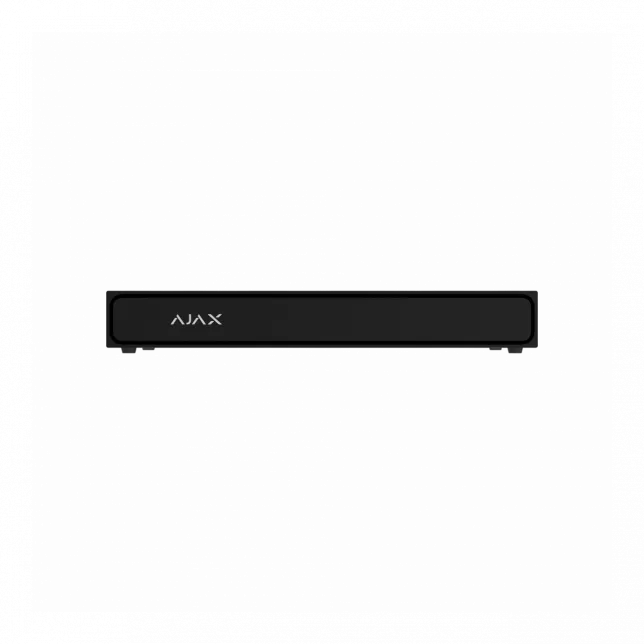 Мережевий відеореєстратор Ajax NVR H2D8PAC 8 black, HDMI 4K, 2 HDD, 8 PoE, 8 каналів, чорний, 140912.122.BL1