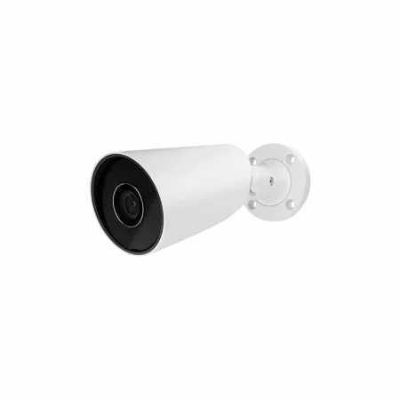 IP-Камера дротова Ajax BulletCam, 8мп, 4мм, Poe, True WDR, IP 65, ІЧ 35м, аудіо, кут огляду 75°до 85°, вулична, біла