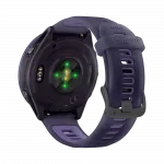 Смарт-годинник Garmin Forerunner 570 47мм Indigo Aluminum з Translucent Whitestone/Turquoise блакитним силіконовим ремінцем